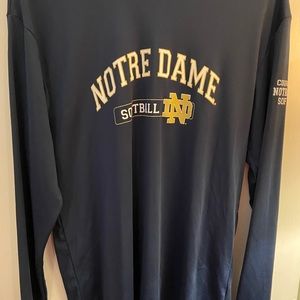 Women’s Notre Dame Softball Long Sleeve Size S